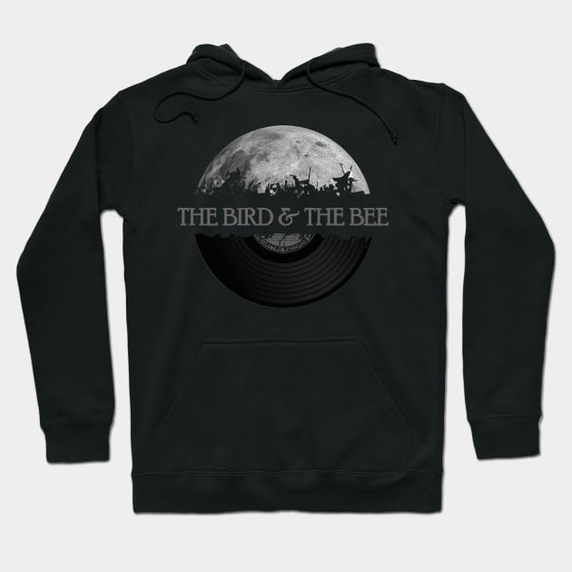 the bird and the bee moon vinyl Hoodie by hany moon